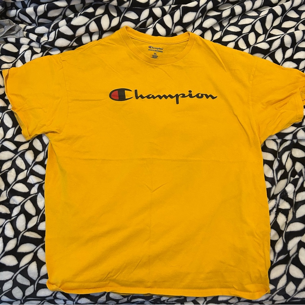 Champion Bold Yellow Tee